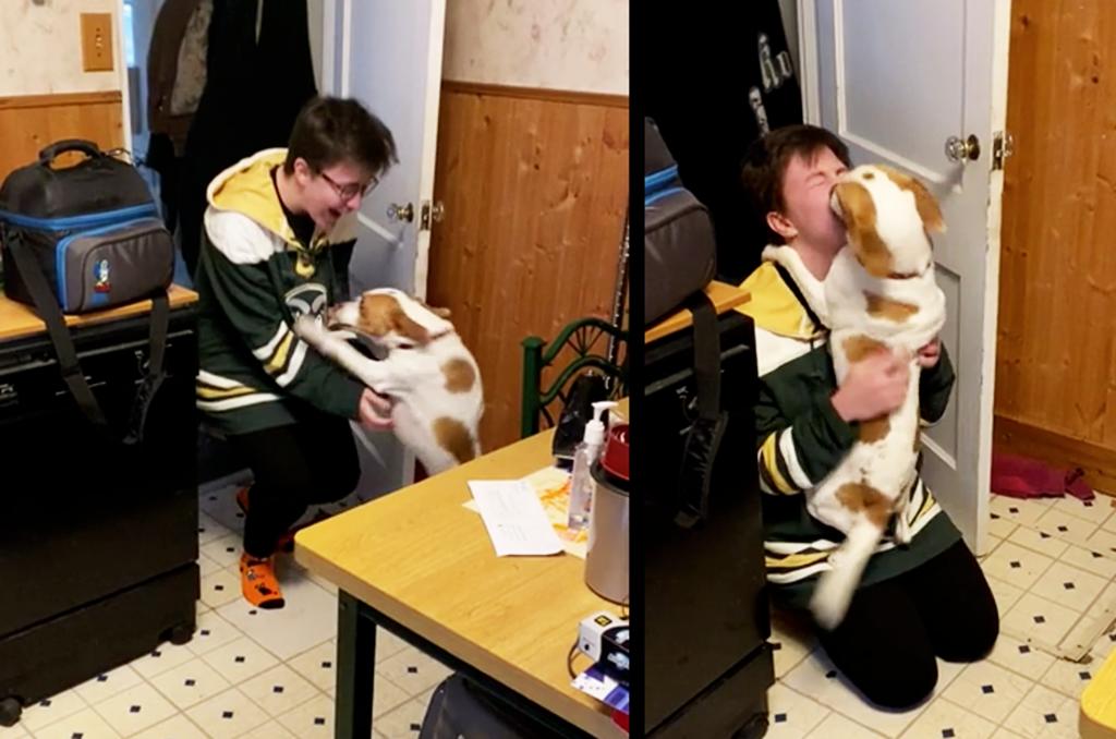 Un emotivo reencuentro entre un joven y su mascota se hace viral