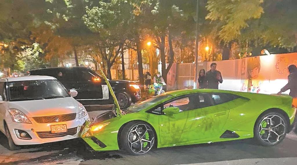 Conductor de Lamborghini abandonado pide perdón tras chocar en Polanco