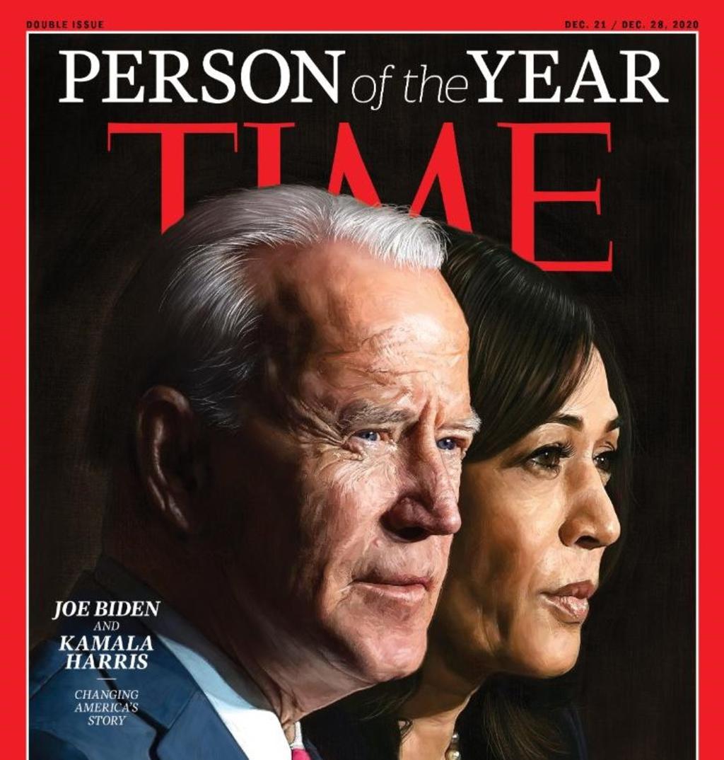 Elige revista Time a Joe Biden y Kamala Harris como 'Personas del Año'