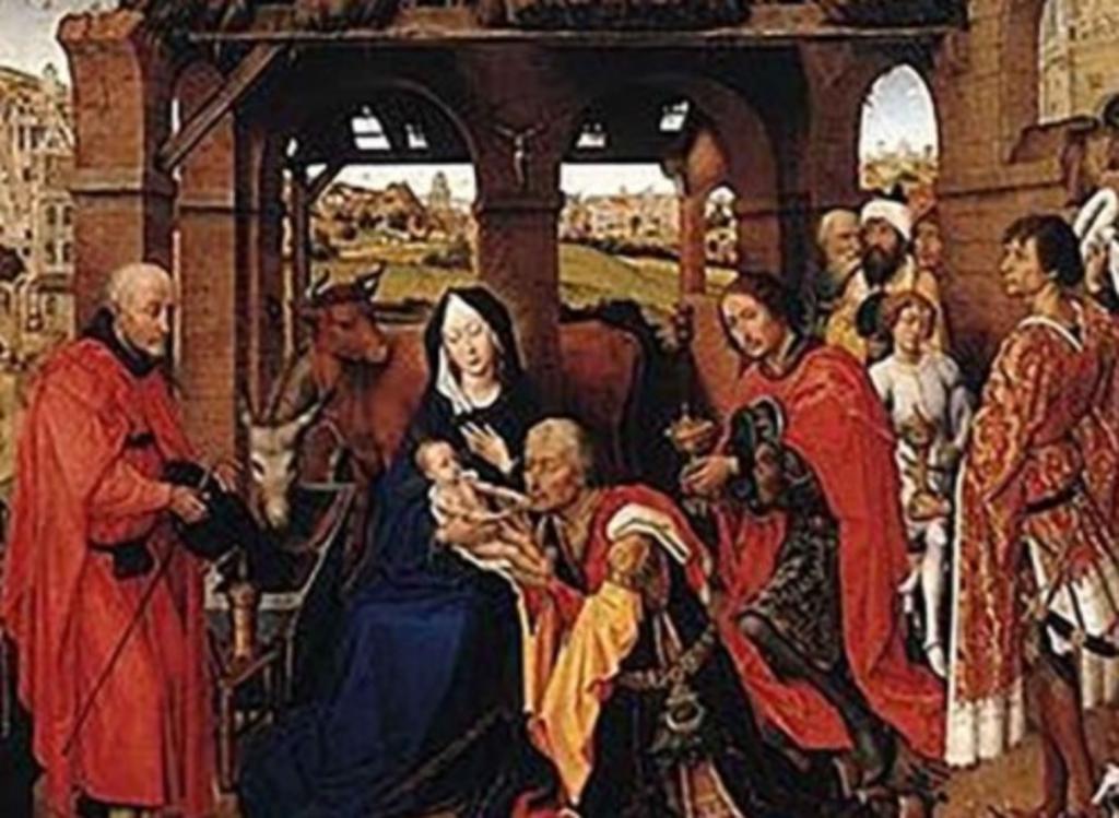 Hallan 'spoiler' de la crucificción en pintura del nacimiento de Jesús de 1455