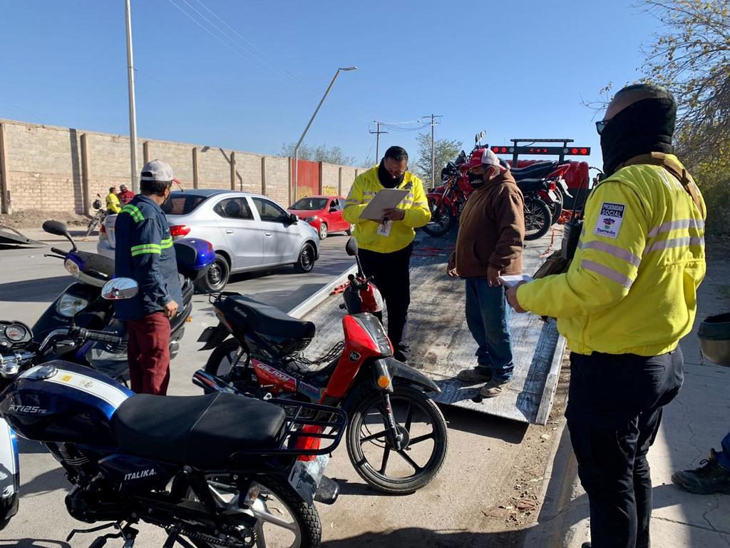 No paran en Torreón los decomisos de motocicletas 