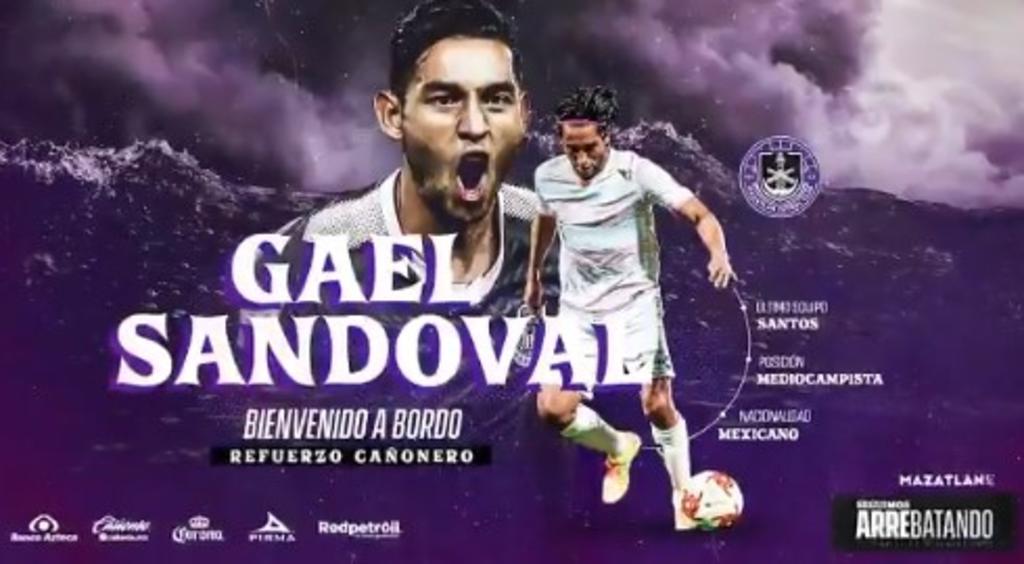 Gael Sandoval es nuevo refuerzo del Mazatlán FC
