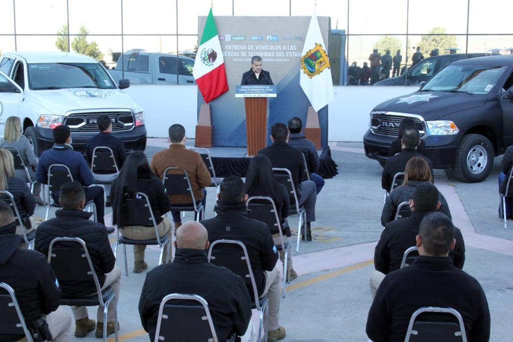 Destinan 30 unidades a Fuerzas de Seguridad de Coahuila