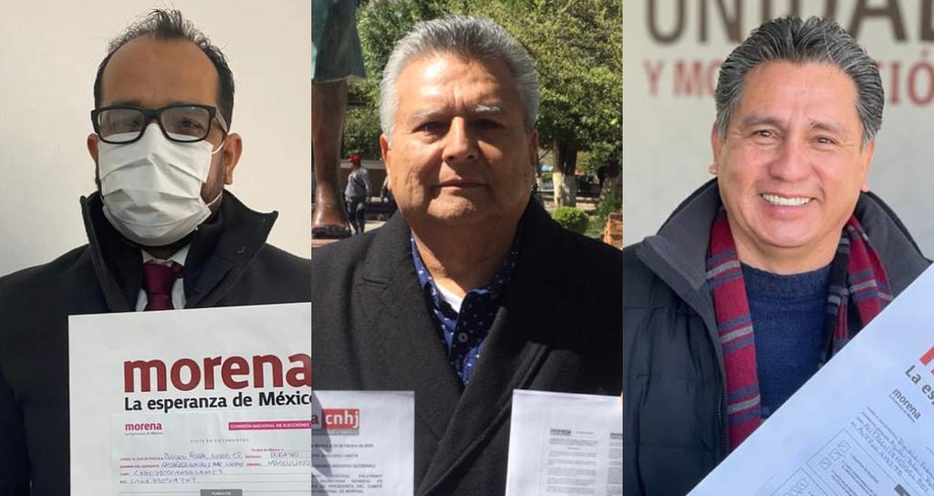 Tres aspirantes de Morena se registran por el Distrito 02 de Durango