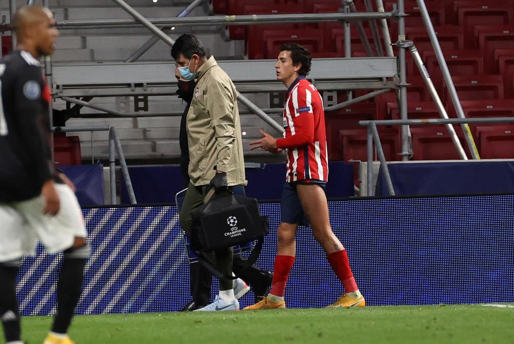  José María Giménez se lesiona durante eliminatoria de Copa del Rey