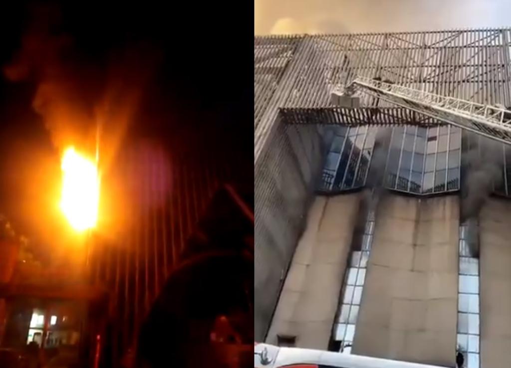 Difunden videos del incendio de las oficinas del Metro en la CDMX