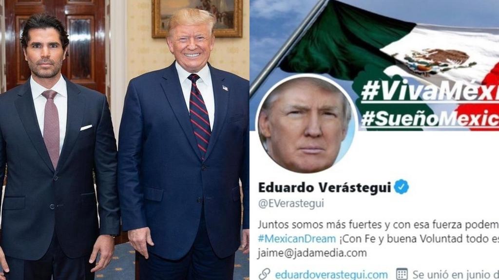 Reclama Eduardo Verástegui suspensión de Donald Trump en Twitter