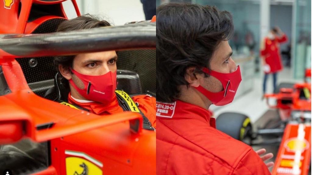 Carlos Sainz prueba simulador de su próximo coche con Ferrari