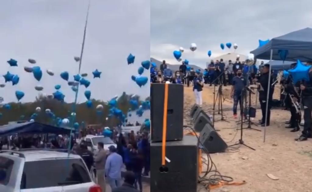 Pese a pandemia despiden con música en vivo a José Esparragoza, hijo de 'El Azul'
