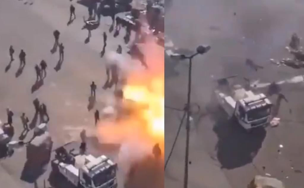 Difunden video del ataque suicida en el centro de Bagdad