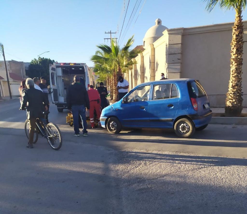 Septuagenaria resulta lesionada tras ser impactada por vehículo en Torreón