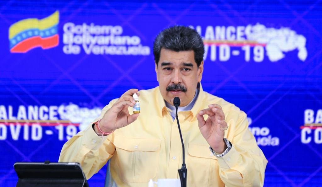 Carvativir, las 'gotas milagrosas' de Nicolás Maduro contra el COVID-19