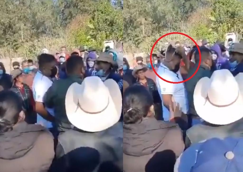 Intentan linchar a alcalde en Oaxaca colocándole una soga en el cuello