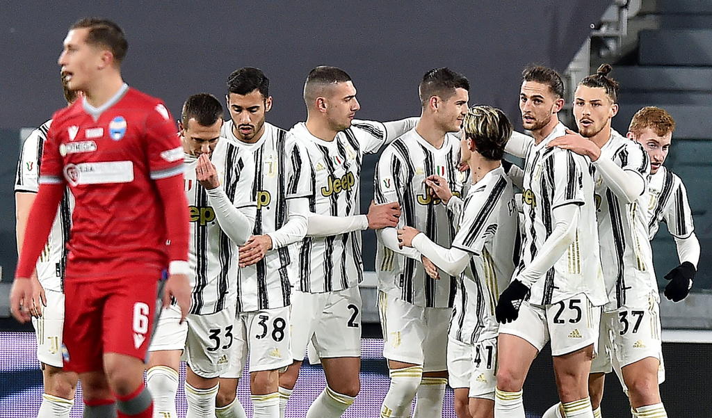 Juventus clasifica a las semifinales de la Copa Italia