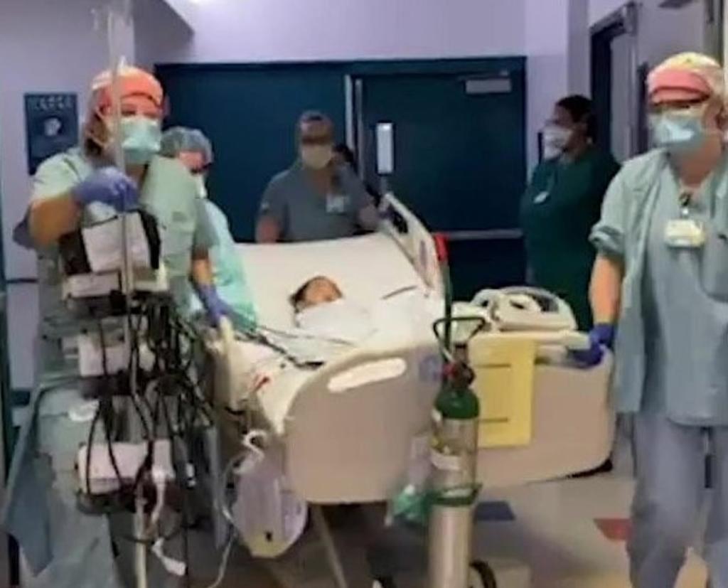 Pareja se despide de su bebé con muerte cerebral antes de donar sus órganos