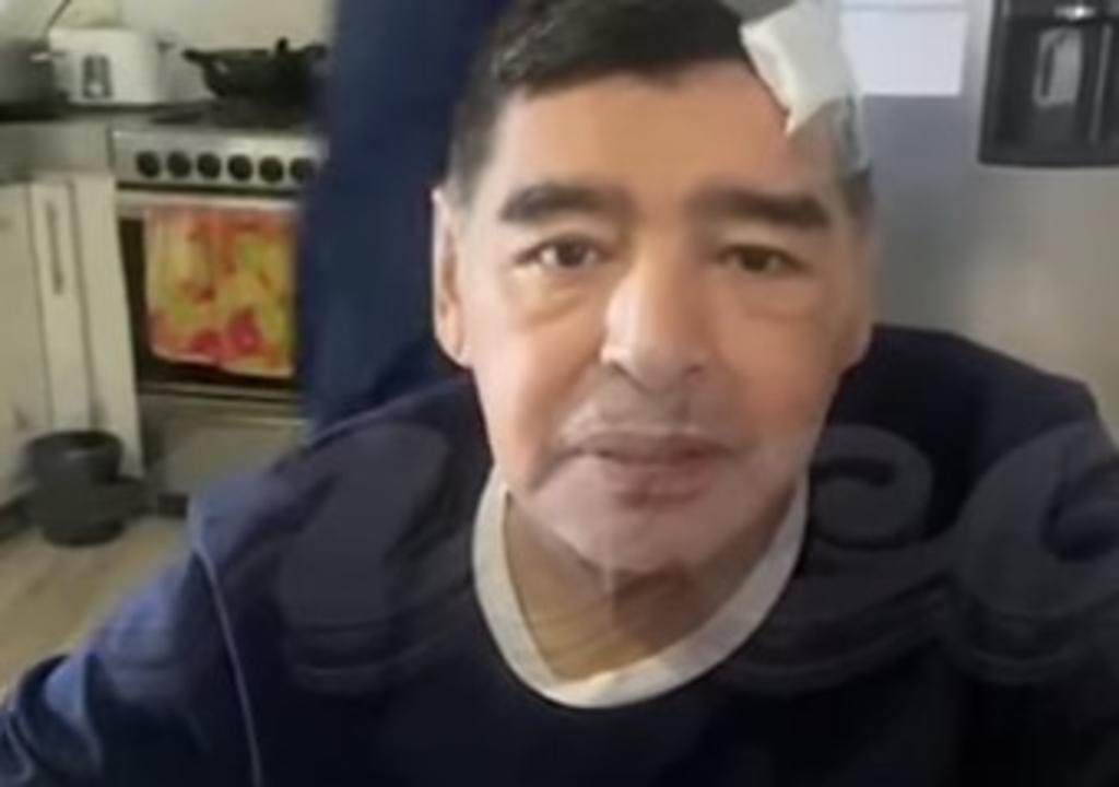 Filtran video de Maradona enviando mensaje a su médico antes de morir