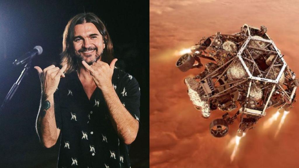 Juanes se suma al evento del aterrizaje en Marte de la NASA
