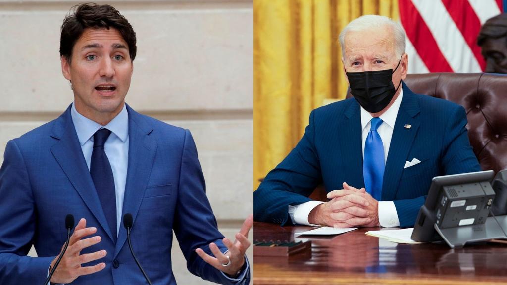Joe Biden sostendrá su primera reunión virtual con Justin Trudeau
