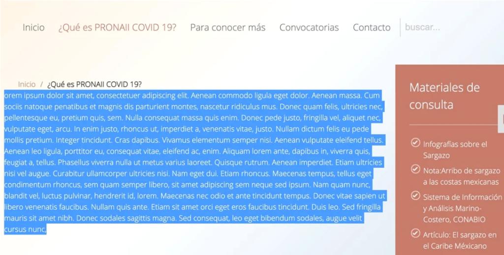 Publica Conacyt texto en latín en lugar de Proyecto sobre COVID