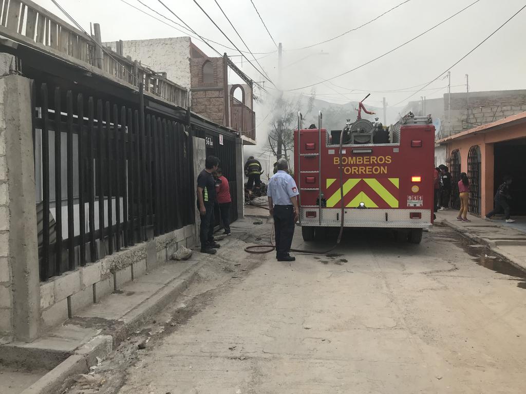 Se incendia casa deshabitada en Torreón