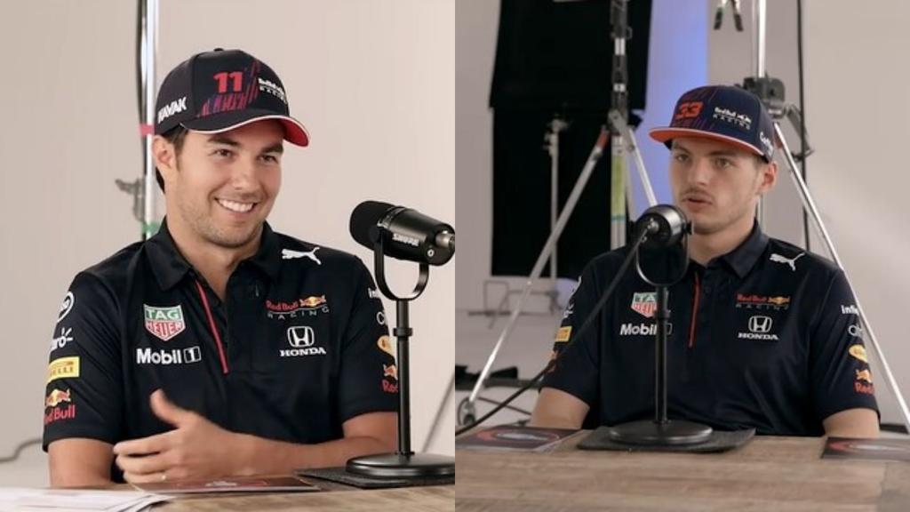 Sergio Pérez le enseña groserías mexicanas a Max Verstappen 