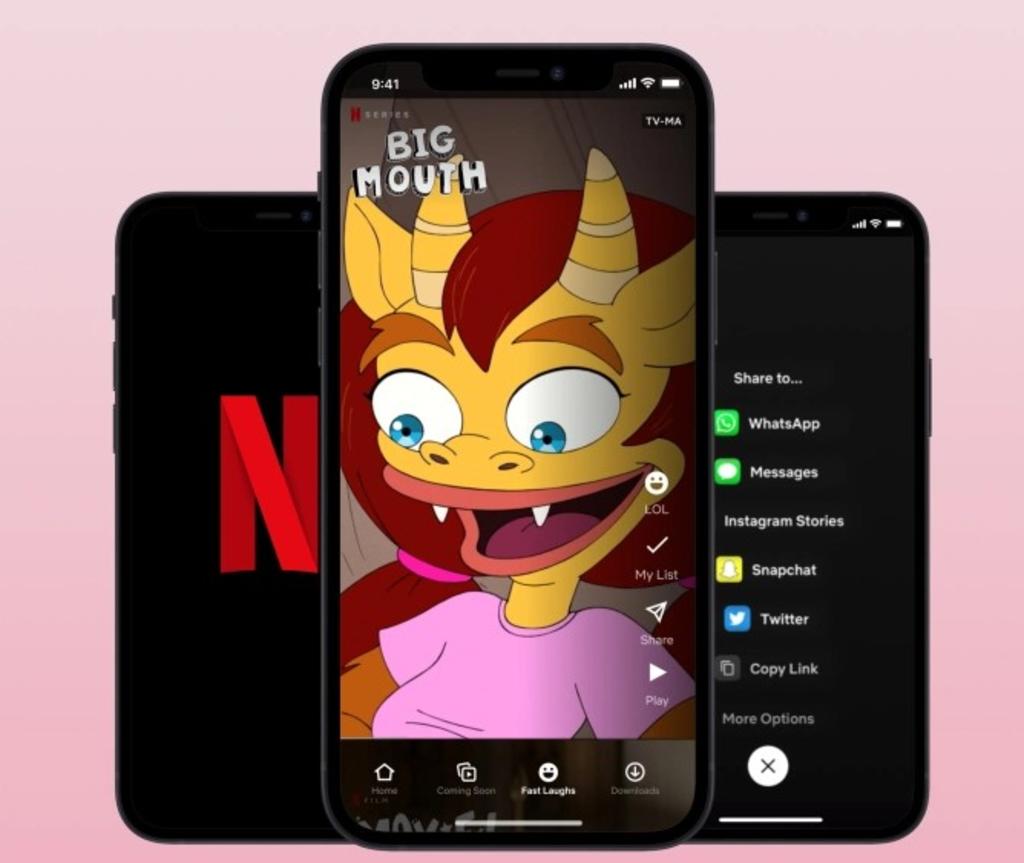 Netflix estrena plataforma de videos cortos al estilo TikTok