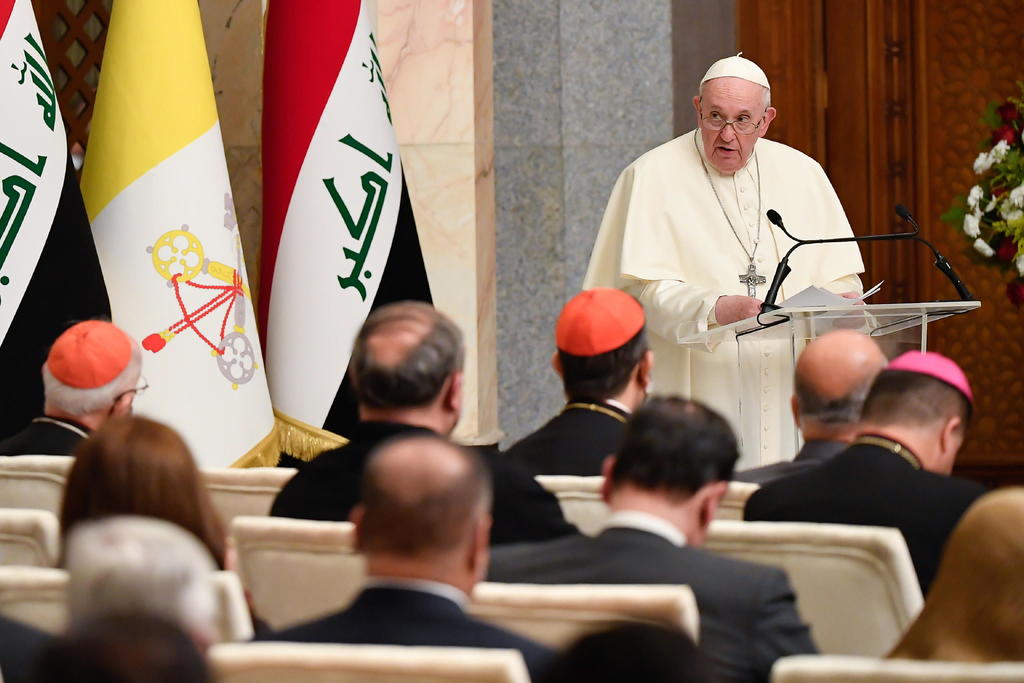 Desde Irak, papa Francisco pide compromiso con la paz de Oriente Medio