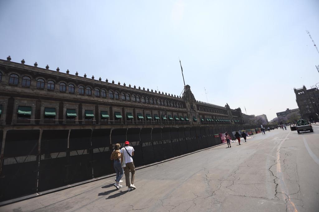 'Cerco en Palacio Nacional es un muro de paz'