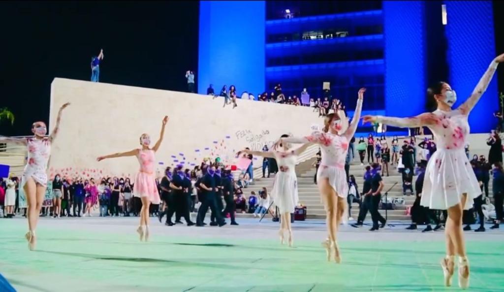 Danzando sin miedo, el 'performance' de laguneras que dio la vuelta al país el 8M