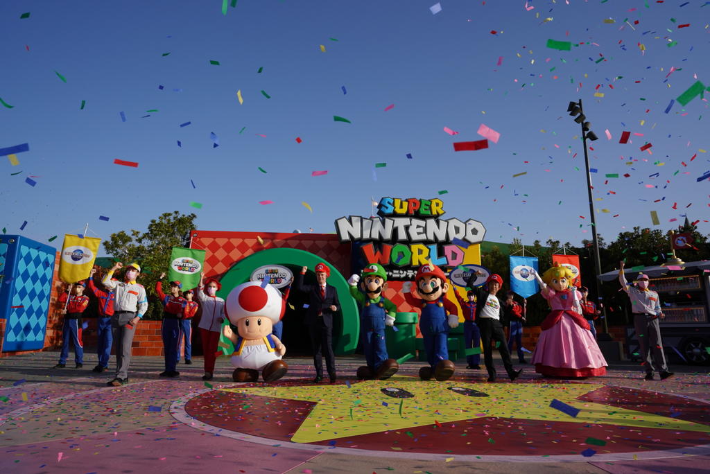 Abren las puertas del parque Super Nintendo World
