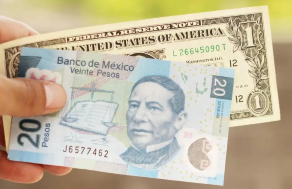 Peso mexicano se fortalece para intercambiarse en 20.54 unidades por dólar