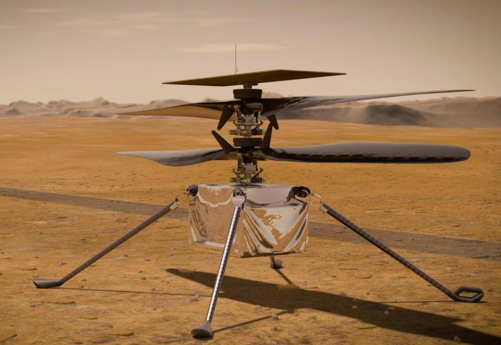 NASA prevé que helicóptero Ingenuity llegue a Marte en abril