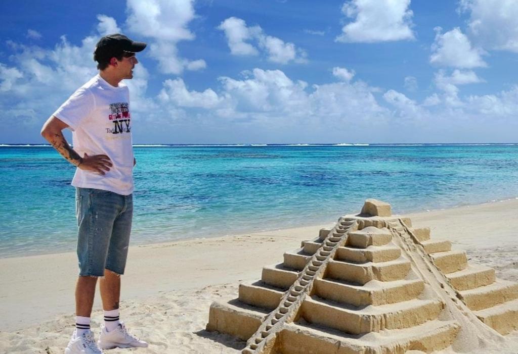 Louis Tomlinson 'viaja' Cancún y la red se 'inunda' en memes