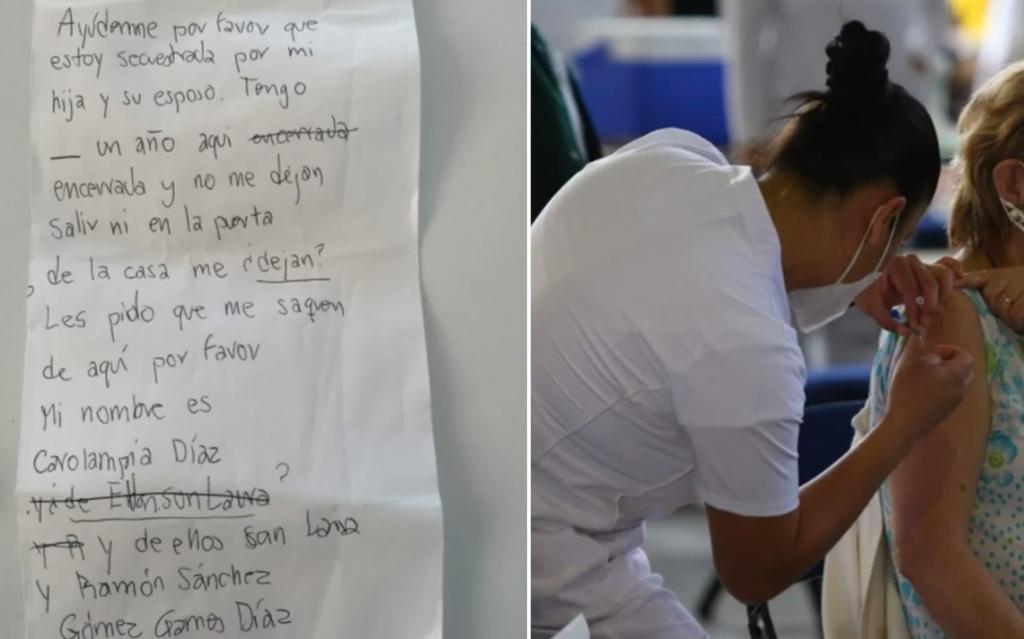 Abuelita se retracta tras denunciar violencia familiar en vacunación en CDMX