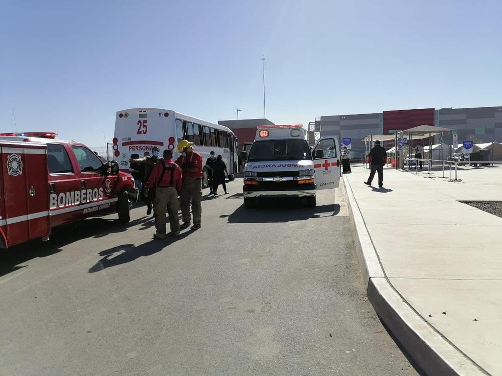 Dos accidentes en Matamoros dejan al menos 10 lesionados