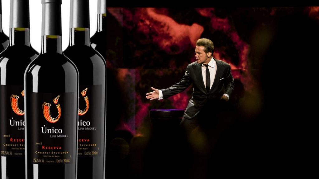 Único, la marca de vino tinto de Luis Miguel de venta limitada