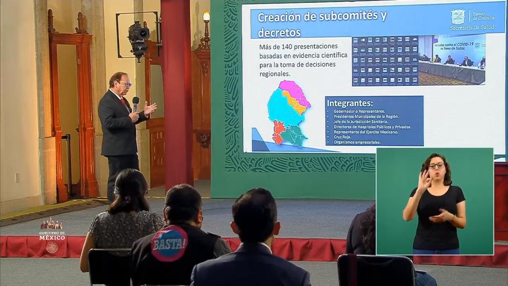 Detalla secretario de Salud de Coahuila acciones frente a COVID