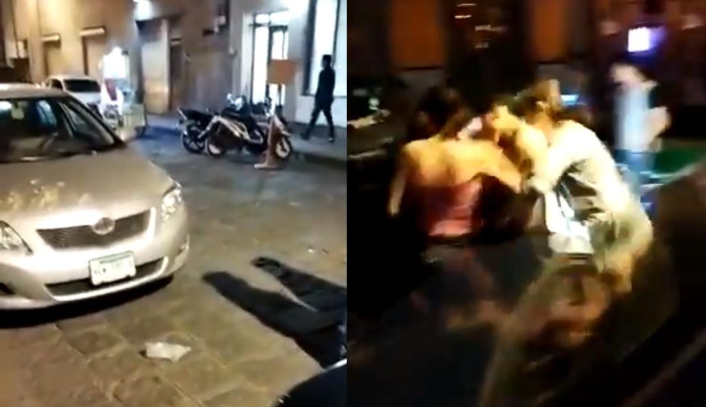 Difunden video de conductor arrollando a jóvenes en San Luis Potosí