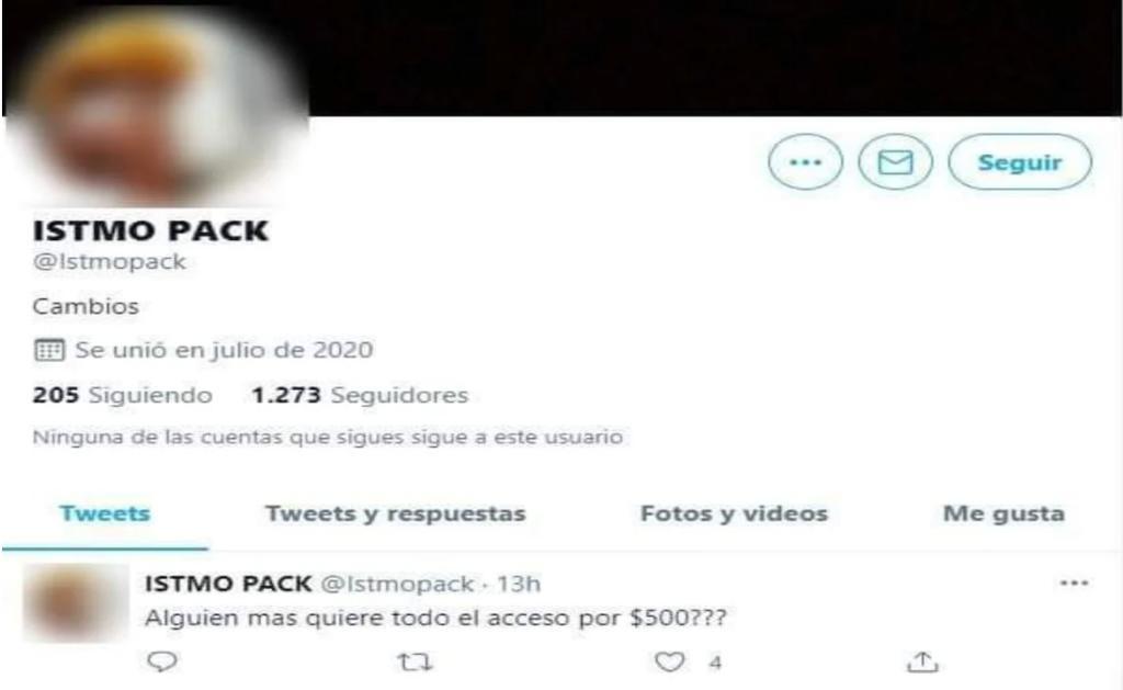 Indaga Fiscalía de Oaxaca a cuenta en red social por vender material íntimo