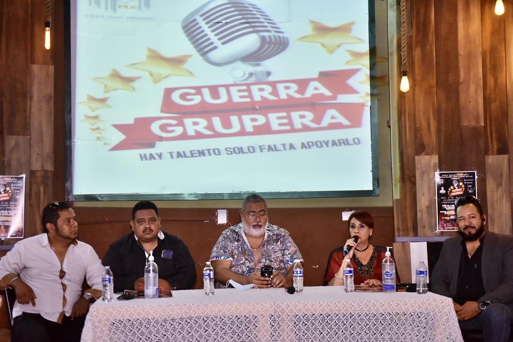 Presentan concurso Guerra Grupera en La Laguna