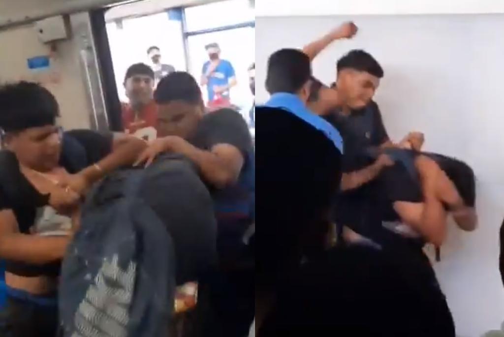 VIRAL: Se desata riña en vagón del Metro de Monterrey