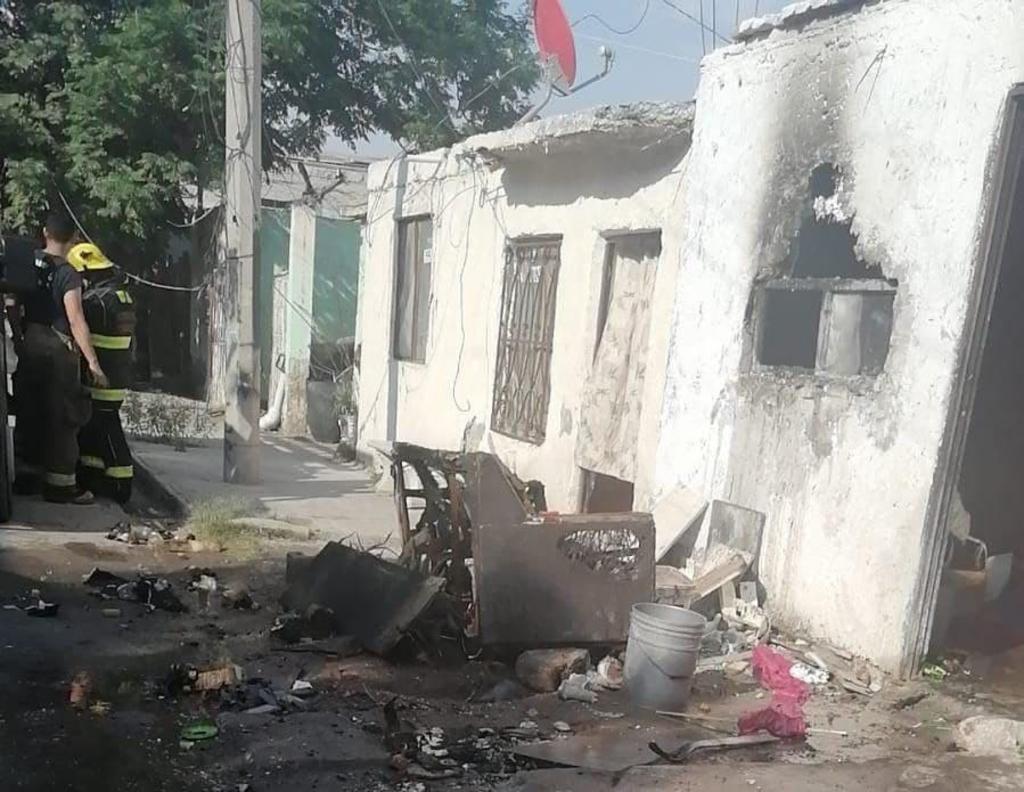 Adulto mayor sufre quemaduras al incendiarse su vivienda en Torreón