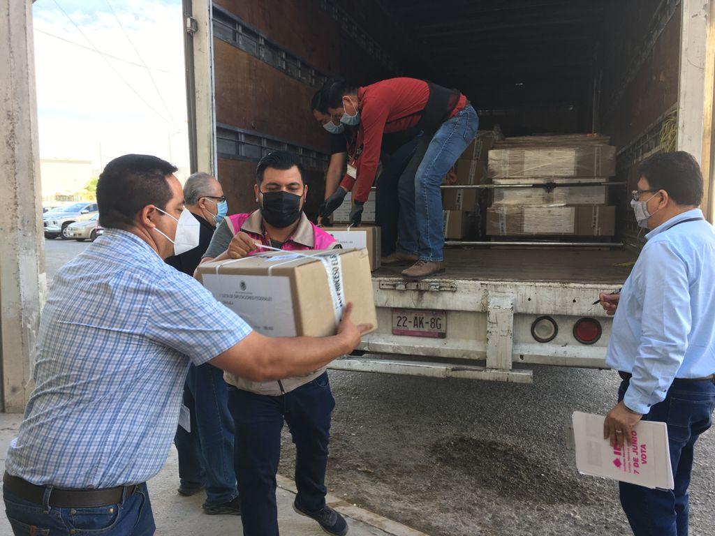 Llegan boletas electorales a Torreón para elección federal del 6 de junio