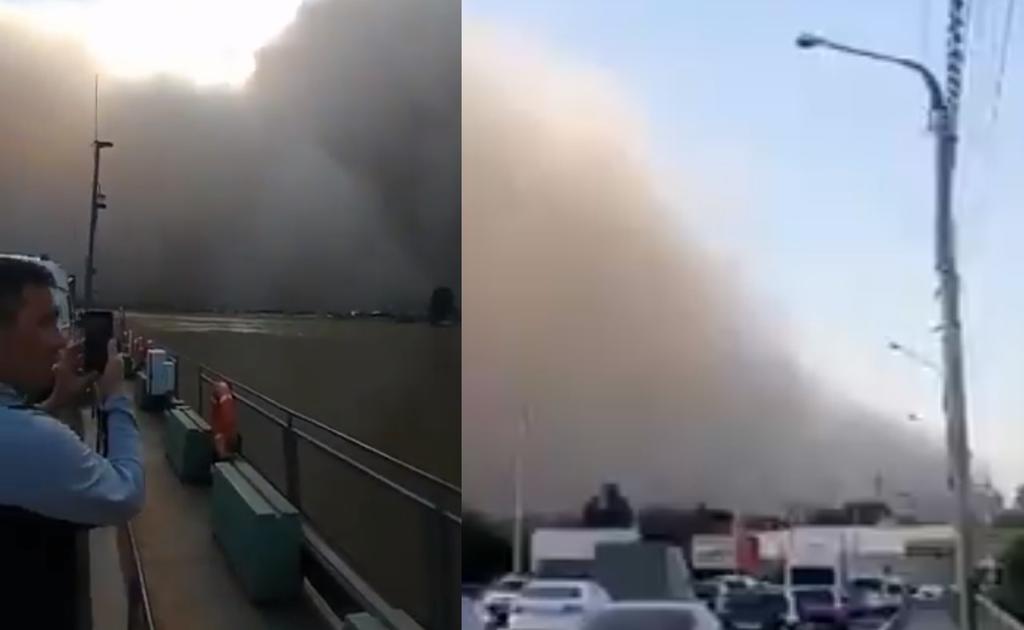 Tormenta de arena 'se traga' a una ciudad rusa en pocos minutos