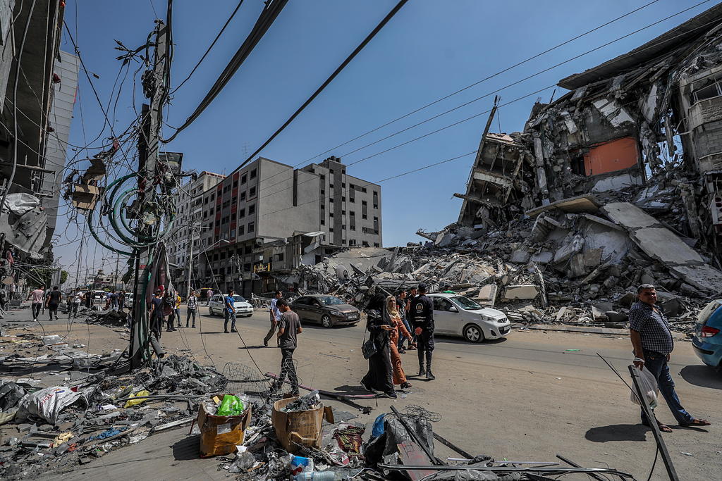 Abordan Hamás y Catar reconstrucción de Franja de Gaza