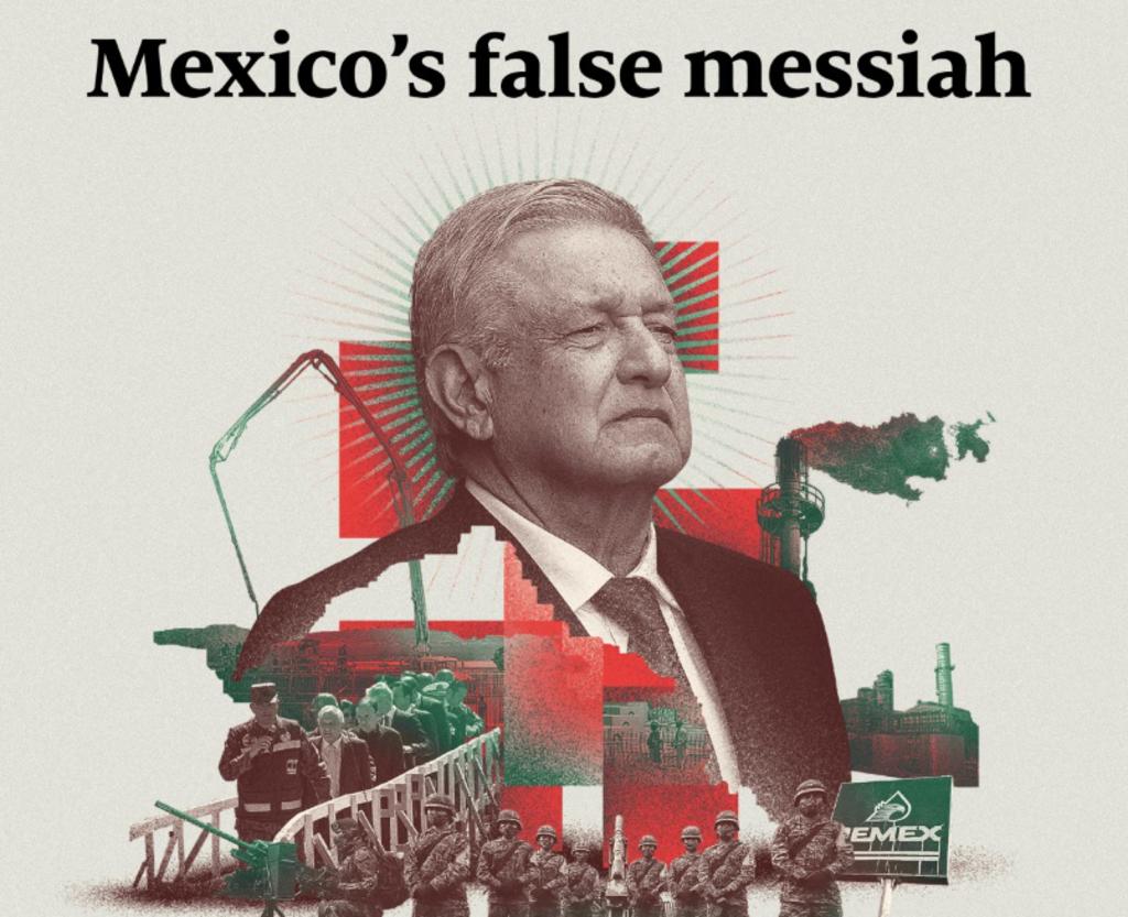 AMLO, 'falso mesías de México'; portada de The Economist cuestiona al presidente
