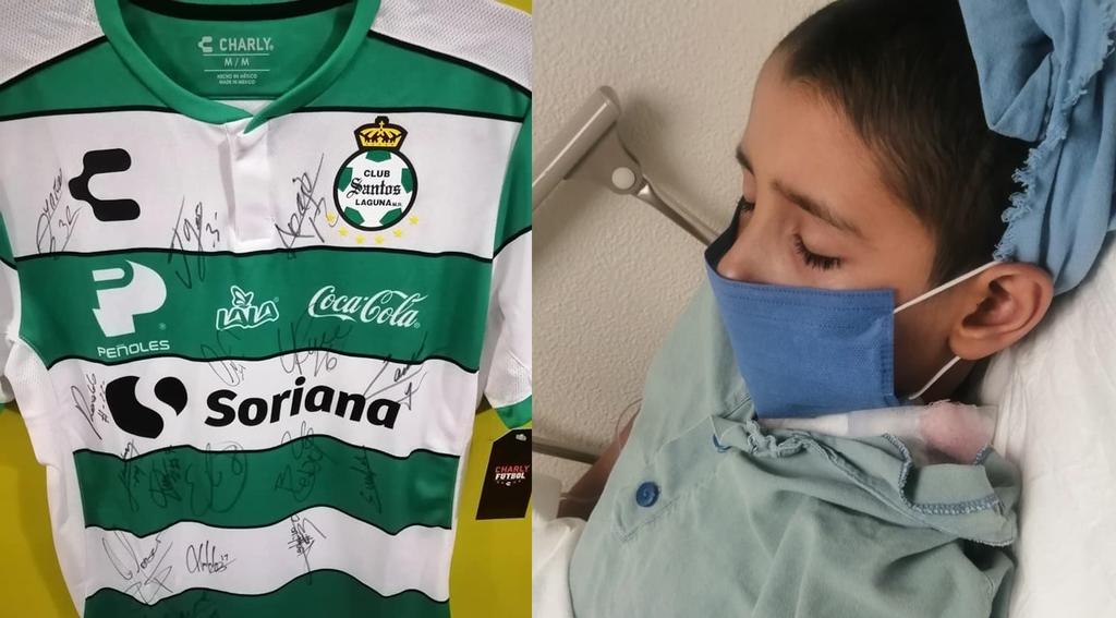 Solicitan ayuda para niño 'Guerrero' con rifa de playera santista autografiada