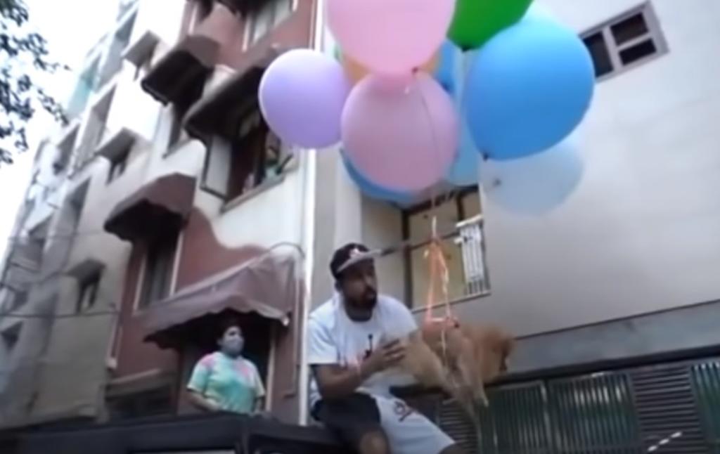 Detienen a 'youtuber' que ató a su perrita a globos de hidrógeno