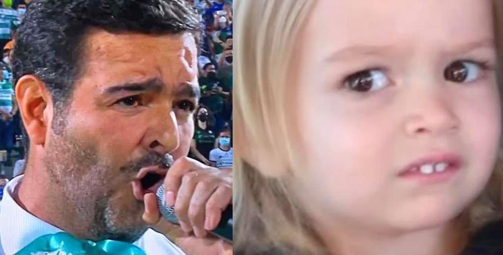 '¿Saló al Santos con su 'dedo'?'; tunden con memes a Montero por interpretación del Himno Nacional