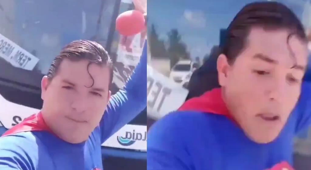 'Superman' es atropellado por un camión al intentar mostrar su 'super poder'